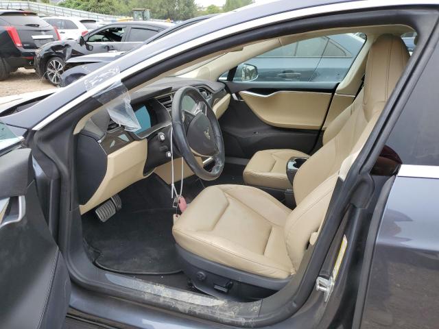 5YJSA1H29EFP65959 - 2014 TESLA MODEL S Մոխրագույն լուսանկար 5