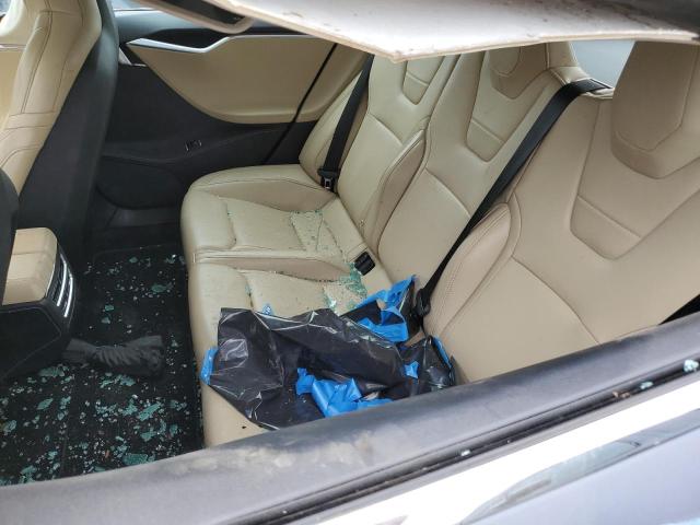 5YJSA1H29EFP65959 - 2014 TESLA MODEL S Մոխրագույն լուսանկար 6