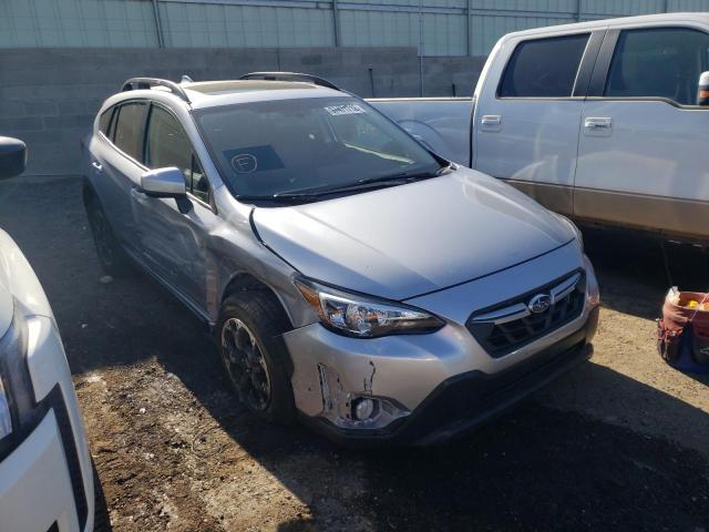 JF2GTAEC1M8326123 - 2021 SUBARU CROSSTREK SILVER photo 1