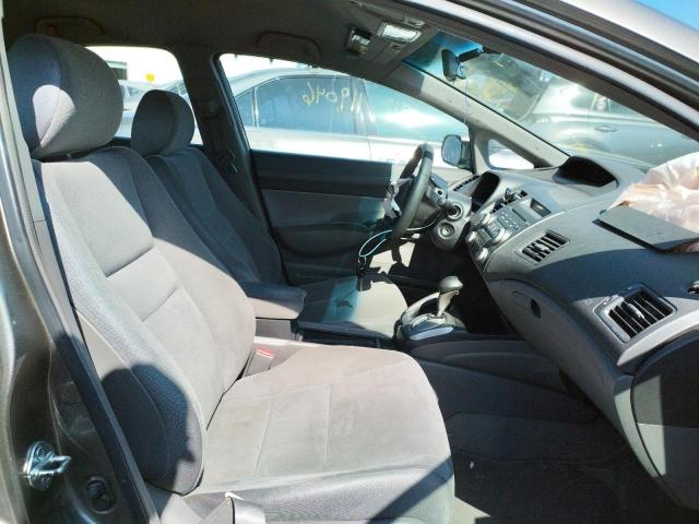 2HGFA16578H327438 - 2008 HONDA CIVIC LX GRAY photo 5