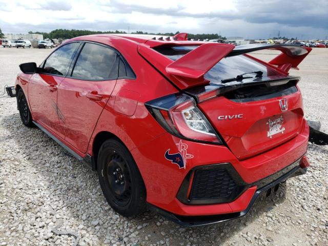 SHHFK7H40JU222348 - 2018 HONDA CIVIC SPOR RED photo 3