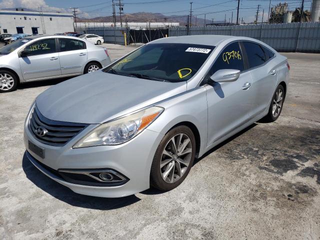 KMHFH4JG8FA435045 - 2015 HYUNDAI AZERA LIMI SILVER photo 2