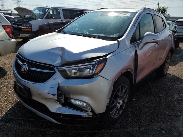 KL4CJ1SB5JB647413 - 2018 BUICK ENCORE SPO SILVER photo 2