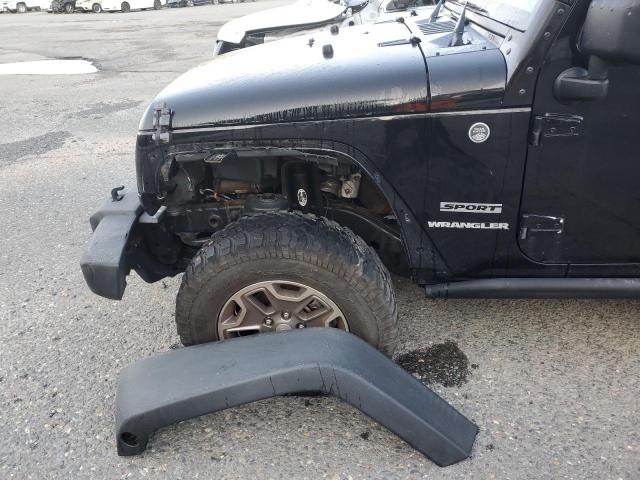 1C4AJWAG0CL246968 - 2012 JEEP WRANGLER S BLACK photo 9