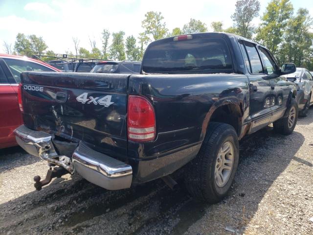 1B7GG2AN91S143423 - 2001 DODGE DAKOTA QUA BLACK photo 4