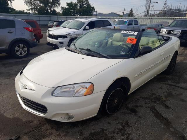 1C3EL65R23N563652 - 2003 CHRYSLER SEBRING WHITE photo 2