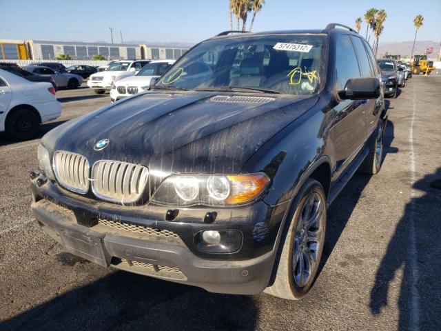 5UXFB53544LV02909 - 2004 BMW X5 4.4I BLACK photo 2