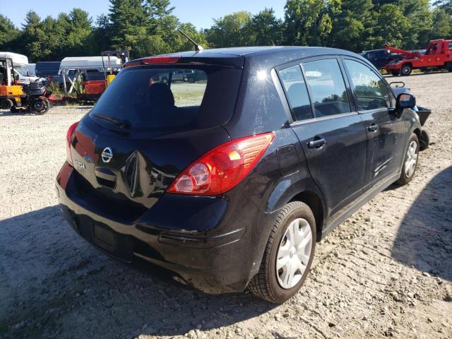 3N1BC1CPXCK802991 - 2012 NISSAN VERSA S BLACK photo 4