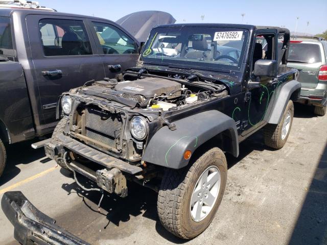 1C4AJWAG3JL888145 - 2018 JEEP WRANGLER S BLACK photo 2