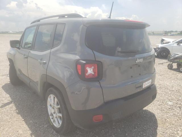 ZACNJAAB2KPK94228 - 2019 JEEP RENEGADE S GRAY photo 3