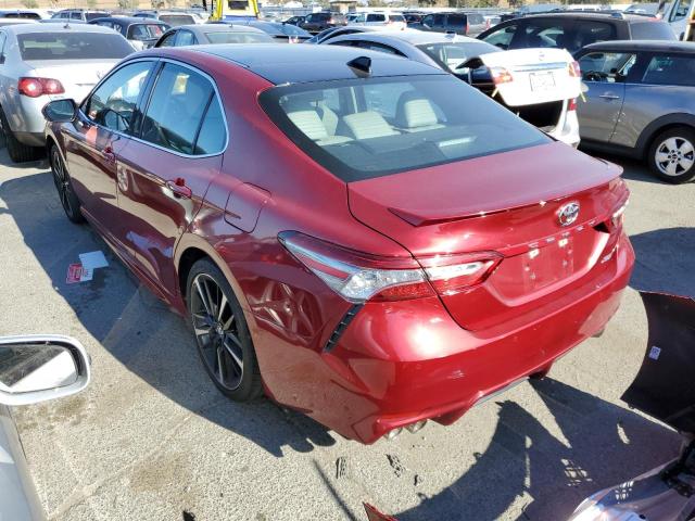 4T1B61HK9JU672129 - 2018 TOYOTA CAMRY XSE BURGUNDY photo 3