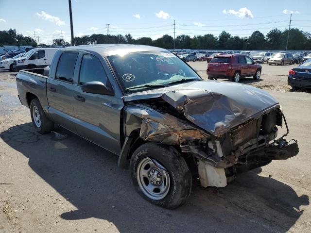 1D7HW28N96S507155 - 2006 DODGE DAKOTA QUA GRAY photo 1