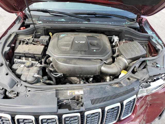 1C4RJEAG5JC437862 - 2018 JEEP GRAND CHER MAROON photo 7