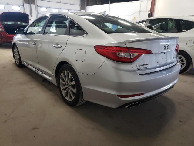 5NPE34AF0GH383393 - 2016 HYUNDAI SONATA SPO SILVER photo 3