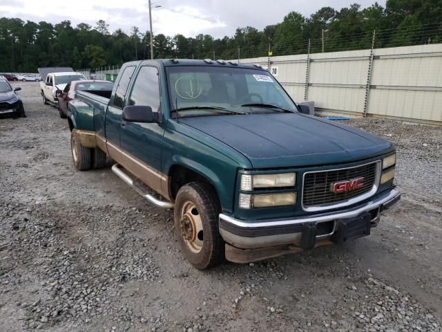 1GTHC39F5WE543827 - 1998 GMC SIERRA C35 GREEN photo 1