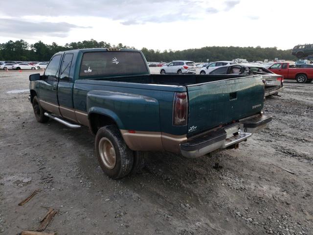 1GTHC39F5WE543827 - 1998 GMC SIERRA C35 GREEN photo 3