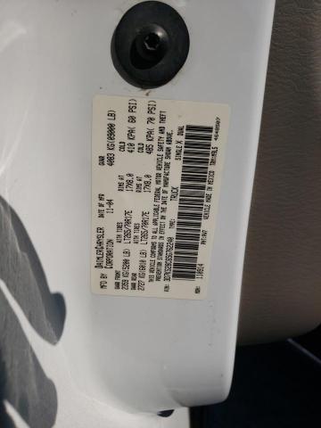 3D7KS28C65G762240 - 2005 DODGE RAM 2500 S Սպիտակ լուսանկար 10