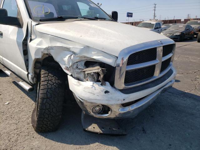 3D7KS28C65G762240 - 2005 DODGE RAM 2500 S WHITE photo 9