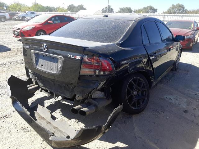 19UUA76587A007147 - 2007 ACURA TL TYPE S BLACK photo 4