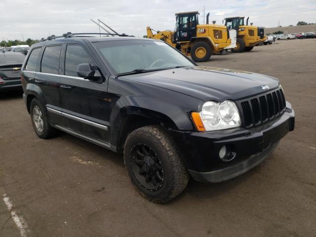 1J8HR58P87C698012 - 2007 JEEP GRAND CHER BLACK photo 1