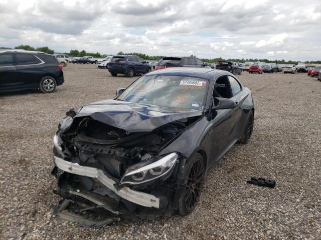 WBS2U7C09M7G54666 - 2021 BMW M2 COMPETI BLACK photo 2