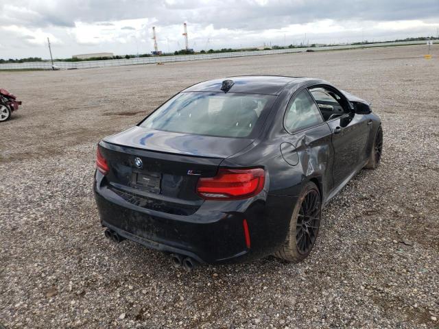 WBS2U7C09M7G54666 - 2021 BMW M2 COMPETI BLACK photo 4