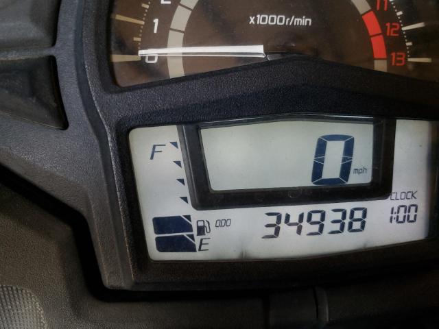 JKAEXEE11CDA06397 - 2012 KAWASAKI EX650 EC BLACK photo 8