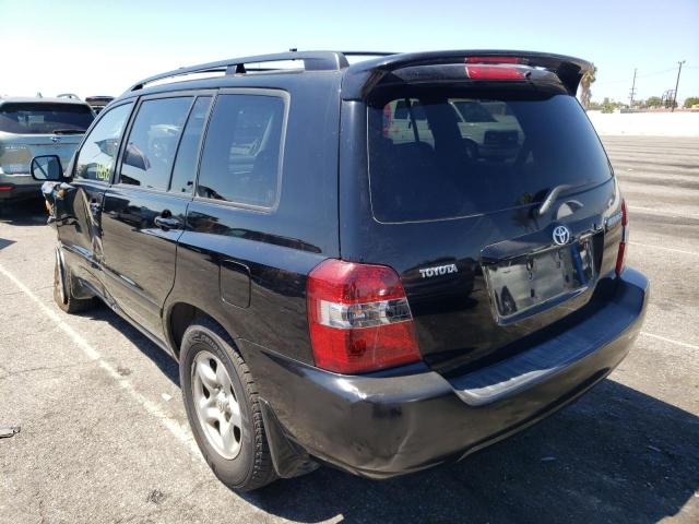 JTEDD21A970166483 - 2007 TOYOTA HIGHLANDER BLACK photo 3