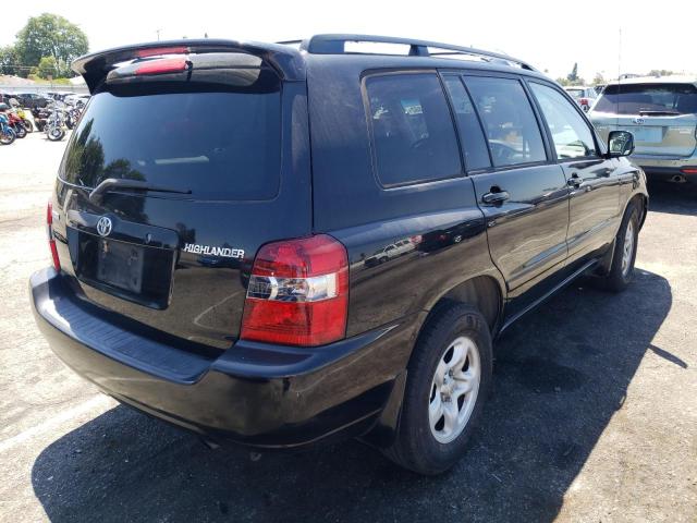 JTEDD21A970166483 - 2007 TOYOTA HIGHLANDER BLACK photo 4