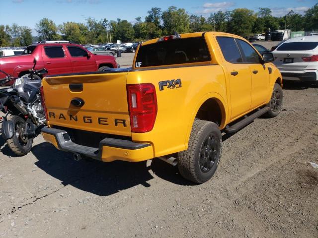 1FTER4FH4NLD04731 - 2022 FORD RANGER XL YELLOW photo 4