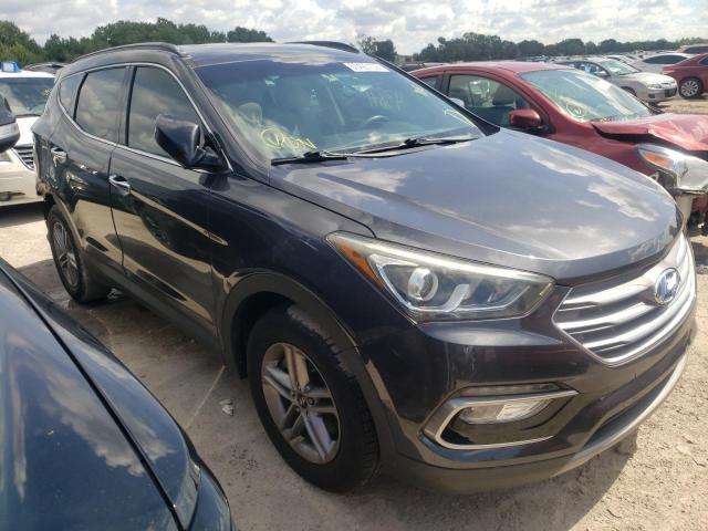 5XYZU3LBXHG447841 - 2017 HYUNDAI SANTA FE GRAY photo 1