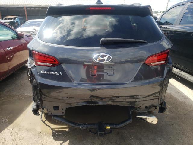 5XYZU3LBXHG447841 - 2017 HYUNDAI SANTA FE GRAY photo 9