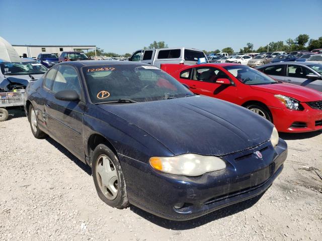 2G1WX15K119120637 - 2001 CHEVROLET MONTE CARL ლურჯი ფოტო 1