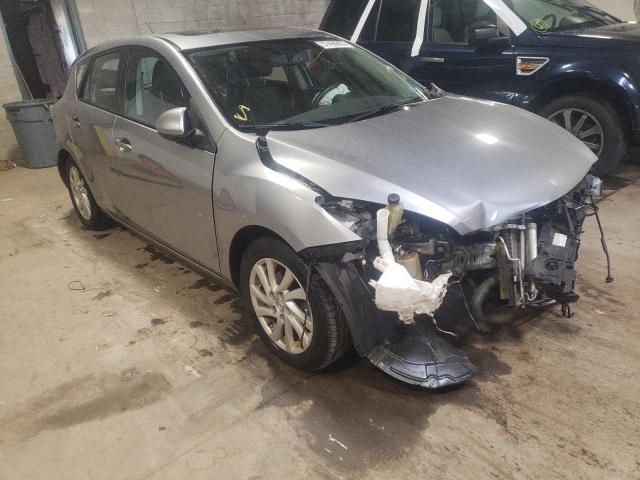 JM1BL1M88C1640218 - 2012 MAZDA 3 I GRAY photo 1