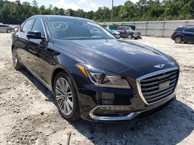 KMHGN4JE1JU234039 - 2018 GENESIS G80 BASE BLACK photo 1