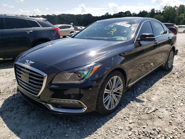 KMHGN4JE1JU234039 - 2018 GENESIS G80 BASE BLACK photo 2