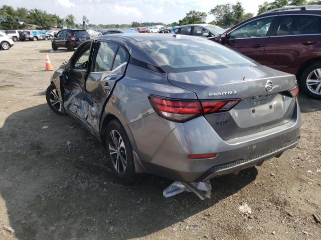 3N1AB8CV4MY276295 - 2021 NISSAN SENTRA SV GRAY photo 3