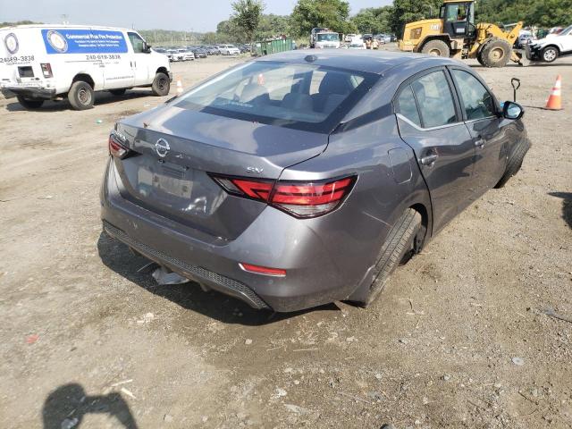 3N1AB8CV4MY276295 - 2021 NISSAN SENTRA SV GRAY photo 4