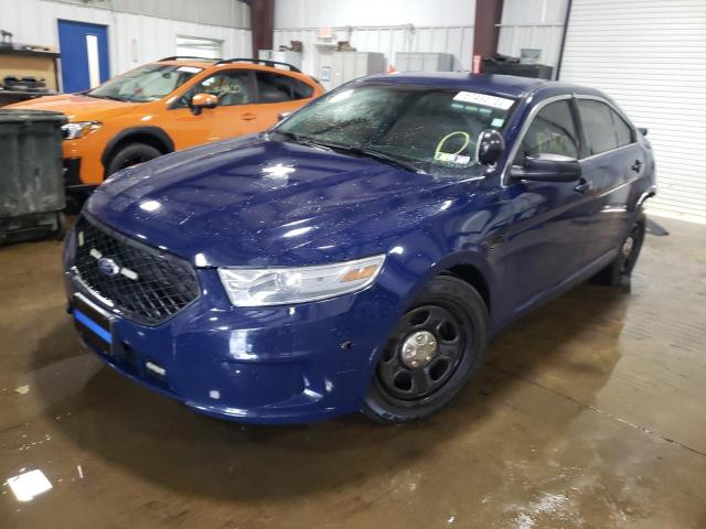 1FAHP2MK4EG103108 - 2014 FORD TAURUS POL BLUE photo 2