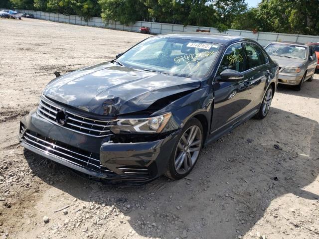 1VWDT7A34HC027638 - 2017 VOLKSWAGEN PASSAT R-L GRAY photo 2