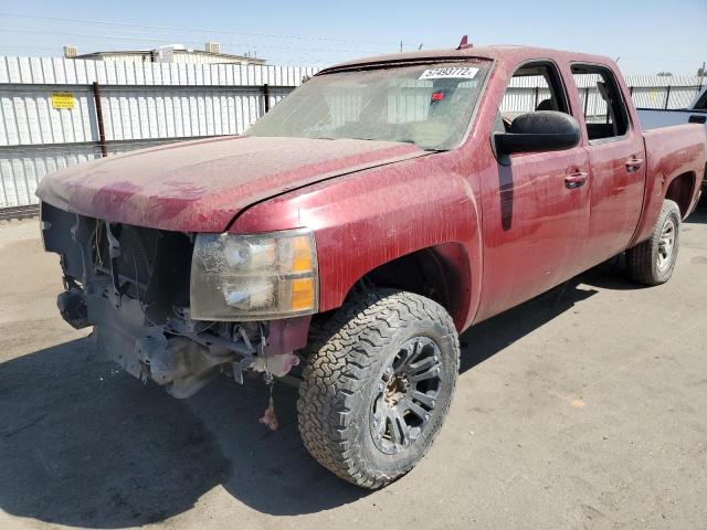 3GCPCREA4CG255844 - 2012 CHEVROLET SILVERADO BURGUNDY photo 2