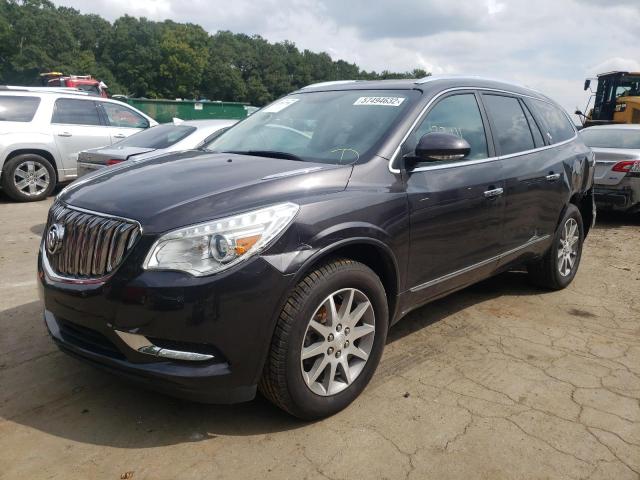 5GAKRBKD3HJ285648 - 2017 BUICK ENCLAVE GRAY photo 2