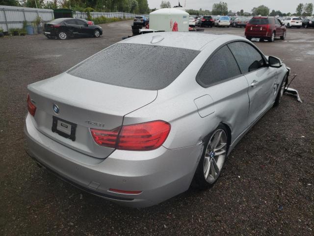 WBA3N9C53GK250676 - 2016 BMW 428 XI SILVER photo 4