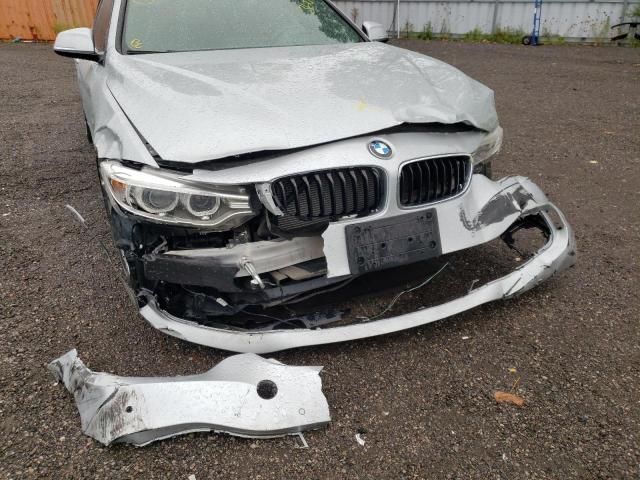 WBA3N9C53GK250676 - 2016 BMW 428 XI SILVER photo 9