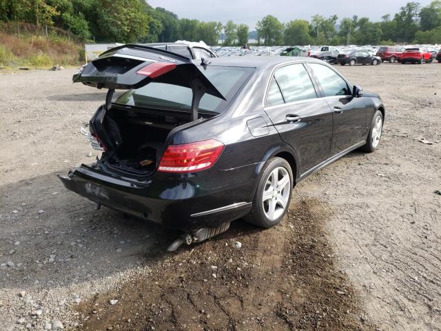 WDDHF8JB8EA816915 - 2014 MERCEDES-BENZ E 350 4MAT BLACK photo 4