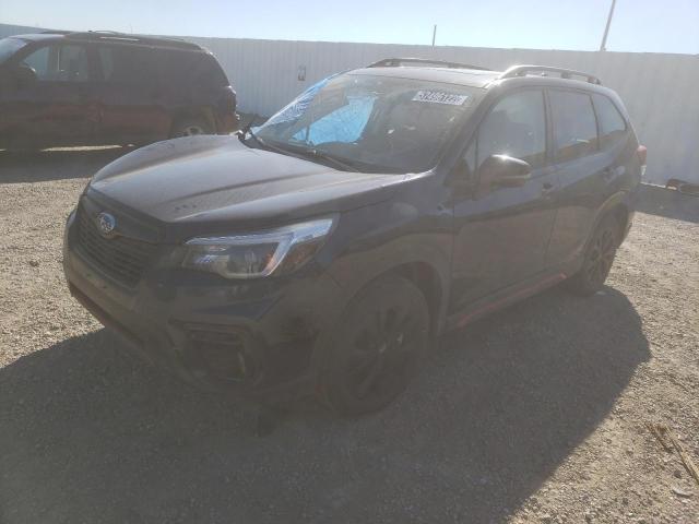 JF2SKARC2MH542585 - 2021 SUBARU FORESTER S BLACK photo 2