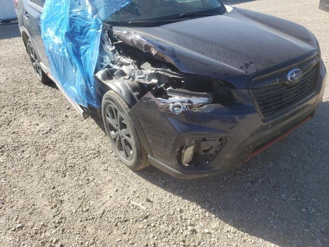 JF2SKARC2MH542585 - 2021 SUBARU FORESTER S BLACK photo 9