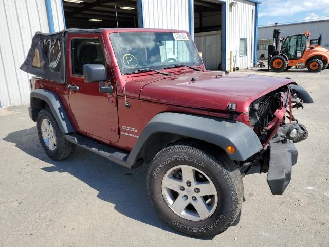 1C4AJWAG0CL193107 - 2012 JEEP WRANGLER S MAROON photo 1