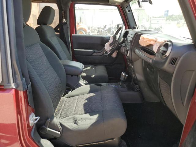 1C4AJWAG0CL193107 - 2012 JEEP WRANGLER S MAROON photo 5