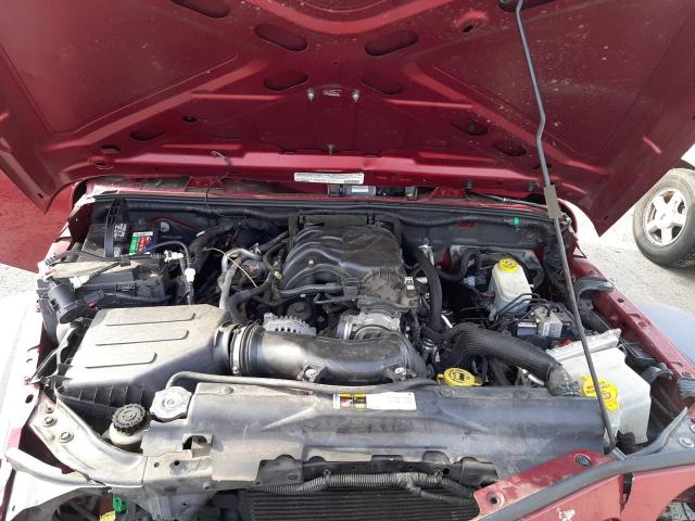 1C4AJWAG0CL193107 - 2012 JEEP WRANGLER S MAROON photo 7